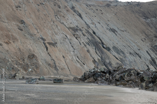 Quarry in Amiantos. Cyprus photo