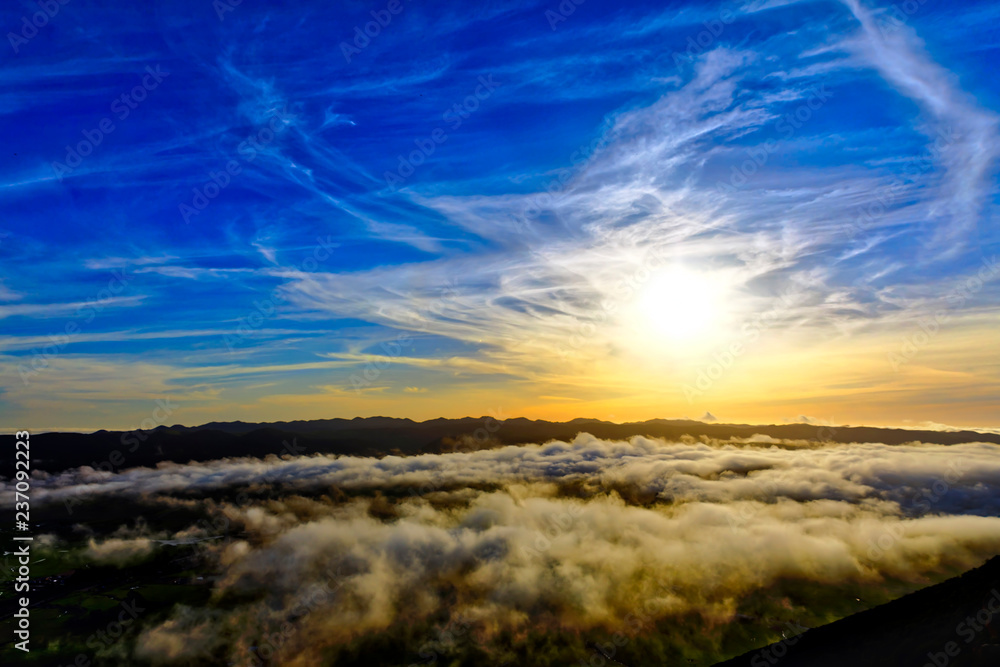 Panorama of an Aerial View of Los Osos Valley, CA