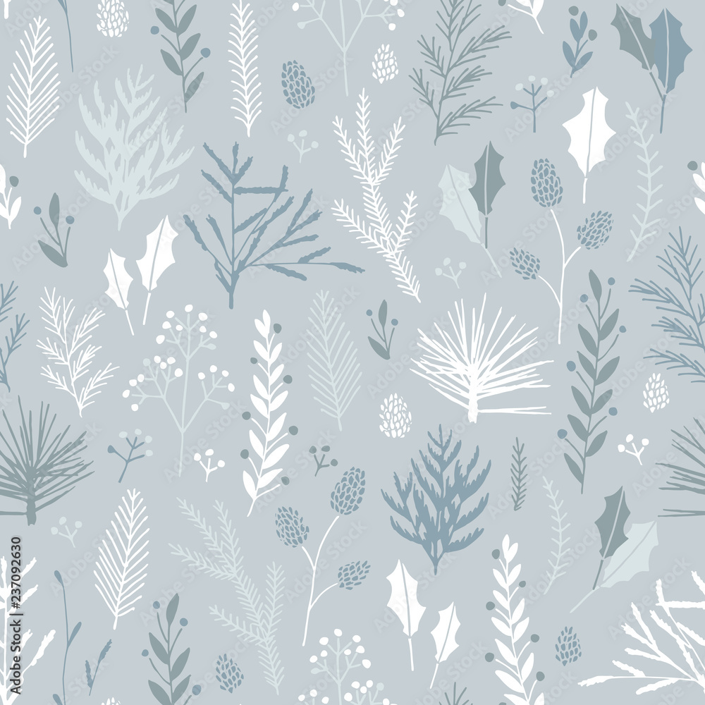 Fototapeta premium Seamless Christmas pattern.