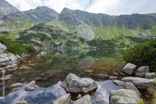 zielony staw in the tatra mountains