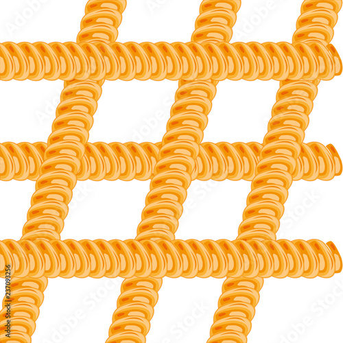 Vector illustration of the pattern from winding rope,tightrope