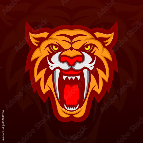 head of tiger for esport