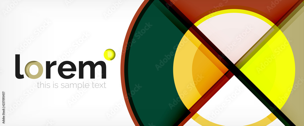 Modern geometric abstract background Modern geometric abstract background