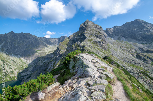 Dangerous Trail on the Ridge of mountains © Markos Loizou
