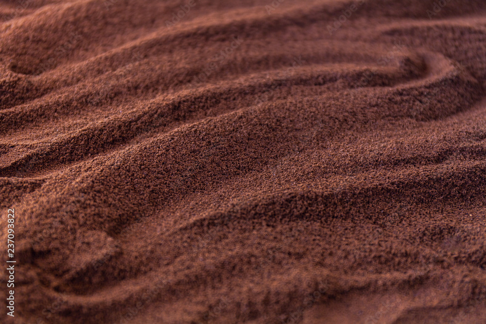 Ground coffee. Texture Background. Shallow depth of field Ground coffee. Texture Background. Shallow depth of field