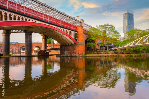 Castlefield - an inner city conservation area in Manchester, UK photo