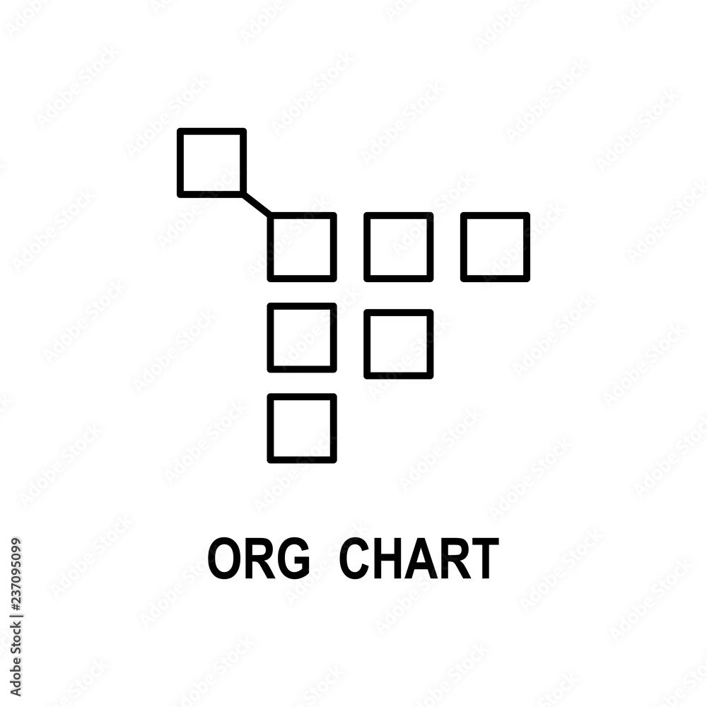 Organizational chart icon. Element of business structure icon for mobile concept and web apps. Thin line organizational chart icon can be used for web and mobile Organizational chart icon. Element of business structure icon for mobile concept and web apps. Thin line organizational chart icon can be used for web and mobile