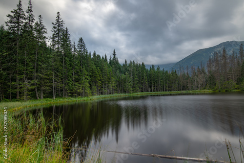 Polish Tatra mountains Smreczynski Staw lake photo