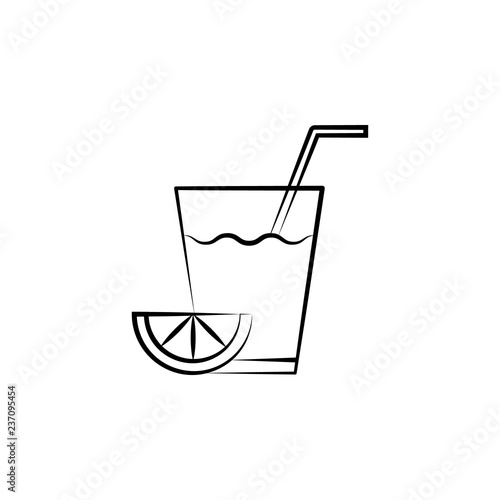 Fruit juice, Orange icon. Element of alternative medicine icon for mobile concept and web apps. Thin line Fruit juice, Orange icon can be used for web and mobile