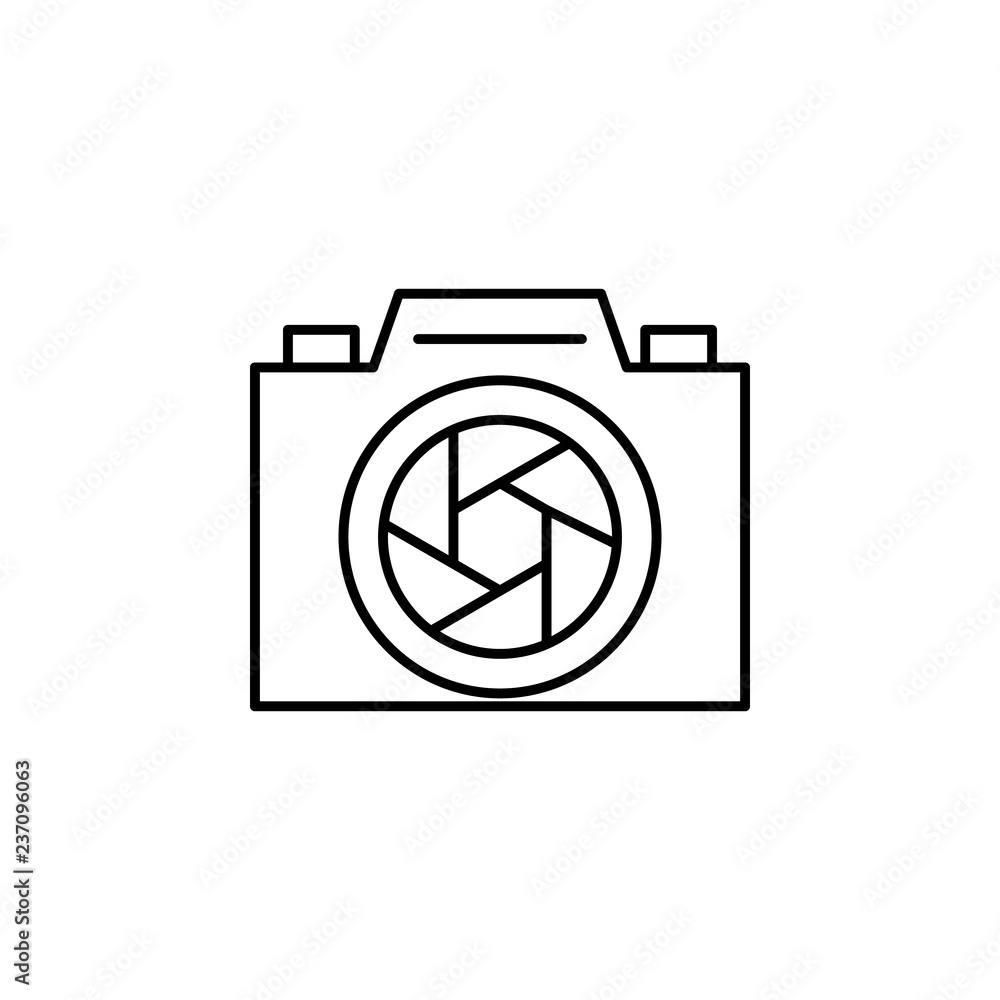 camera lens icon. Element of video products outline icon for mobile concept and web apps. Thin line camera lens icon can be used for web and mobile camera lens icon. Element of video products outline icon for mobile concept and web apps. Thin line camera lens icon can be used for web and mobile