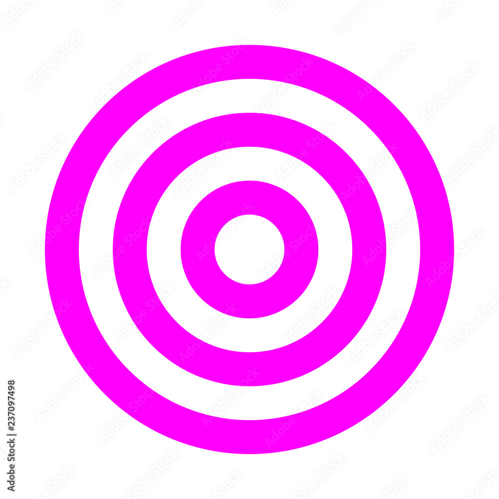 Target sign - purple simple transparent, isolated - vector Target sign - purple simple transparent, isolated - vector