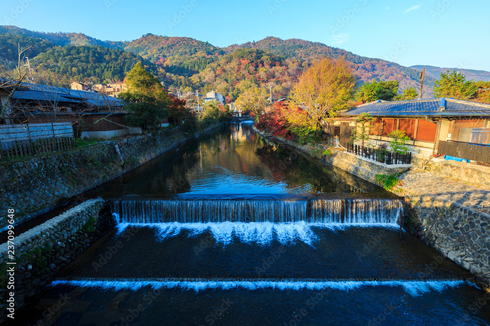 京都 渡月橋の風景