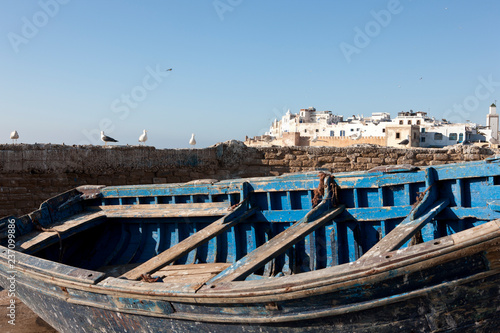 Boat on the beach of Mogador