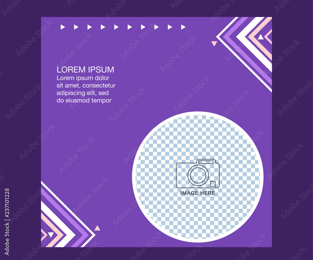 Fototapeta premium Social media banner template