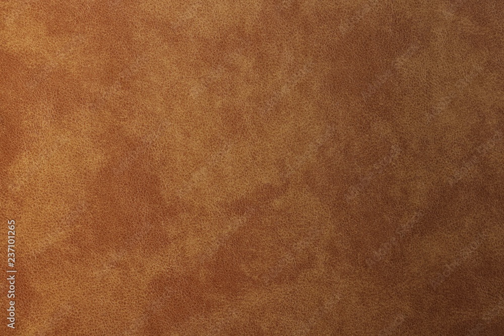 Fototapeta premium Texture of striped old brown leather, abstract background