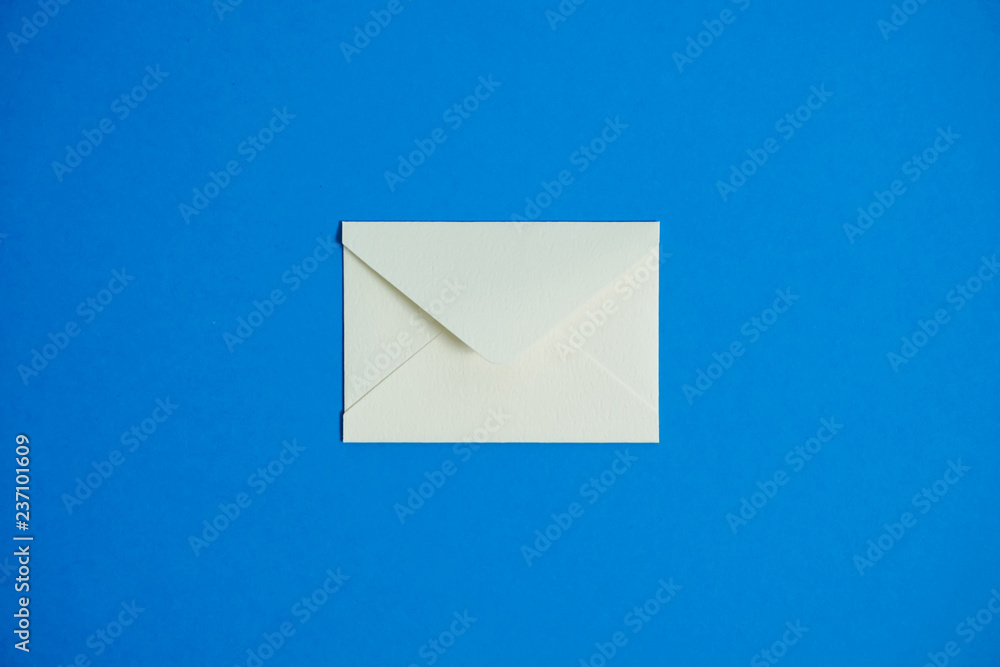 Mail On Blue Background メール 青色背景 Stock Photo Adobe Stock
