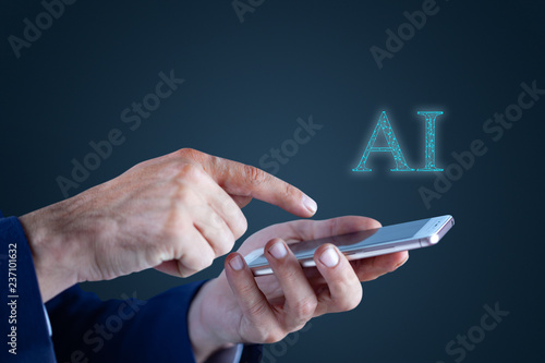 AI text with phone