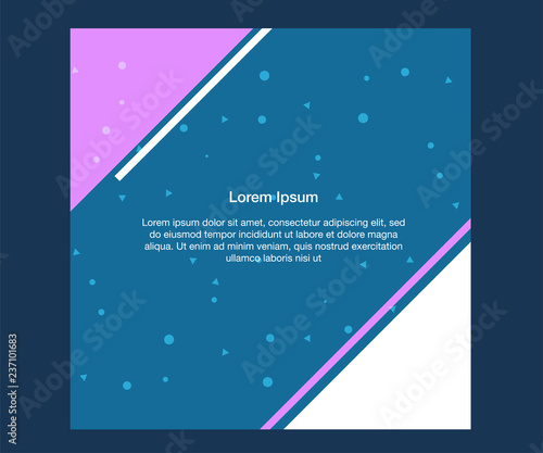 Social media banner template