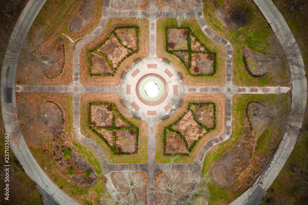 Aerial View of Park in New Jersey