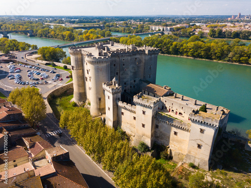 Aerial view of Chateau de Tarascon