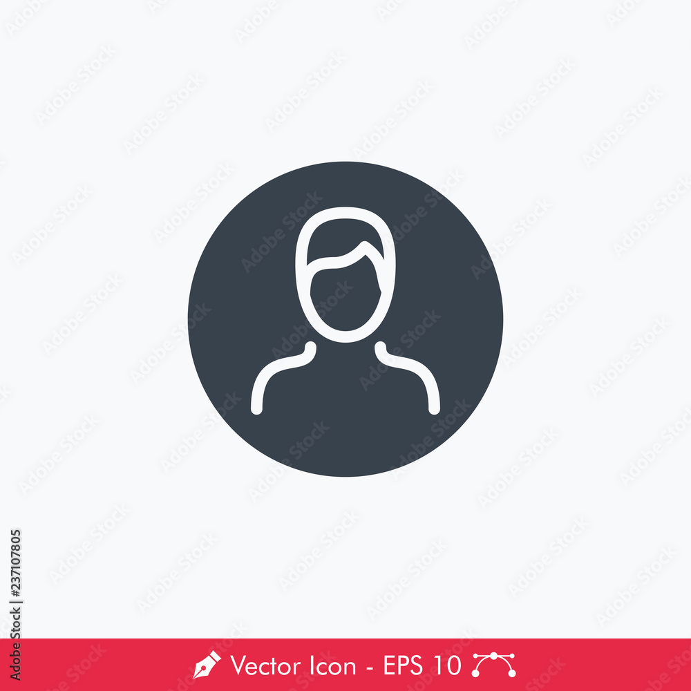 User (Male / Man) Icon / Vector User (Male / Man) Icon / Vector