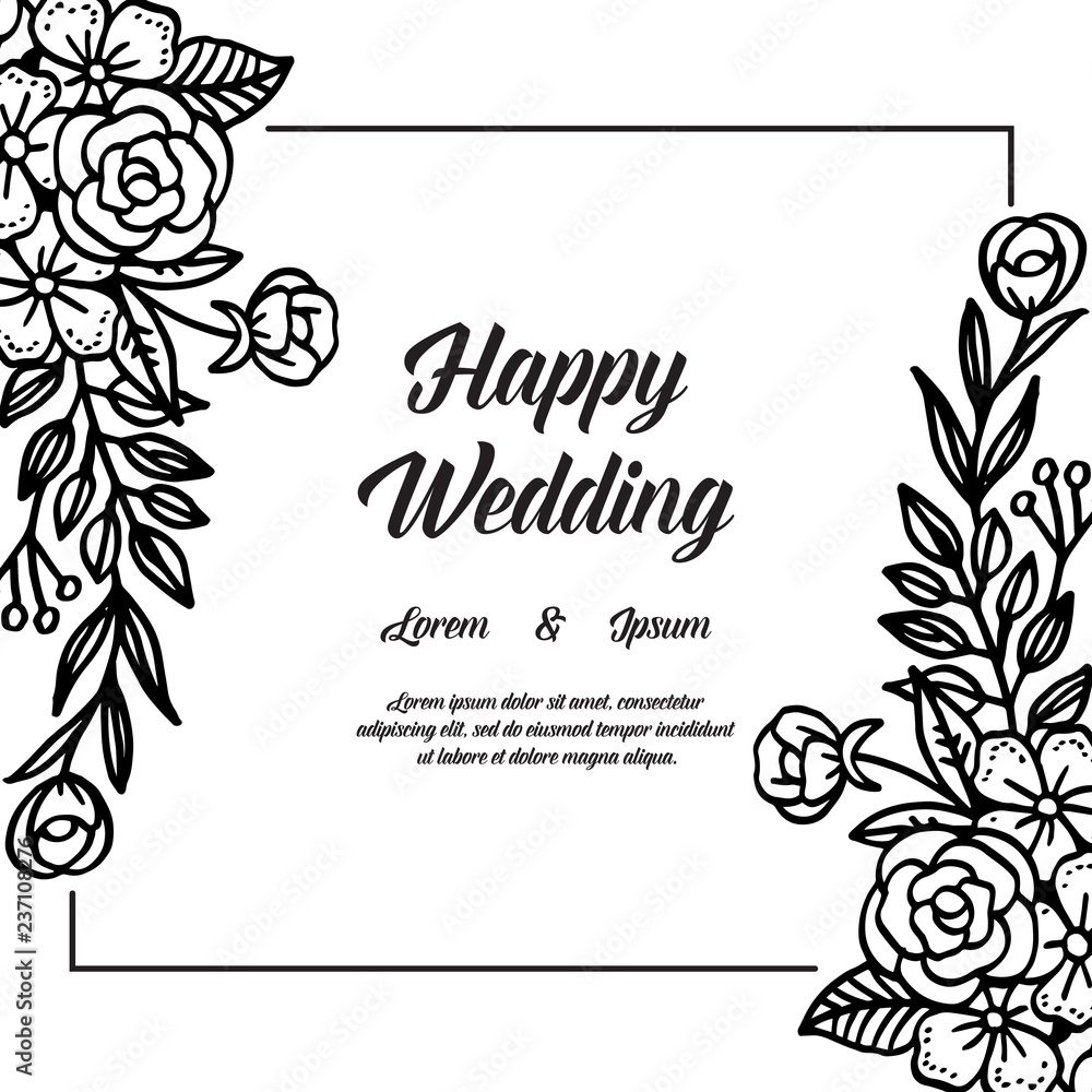 Wedding Invitation Vector Graphics