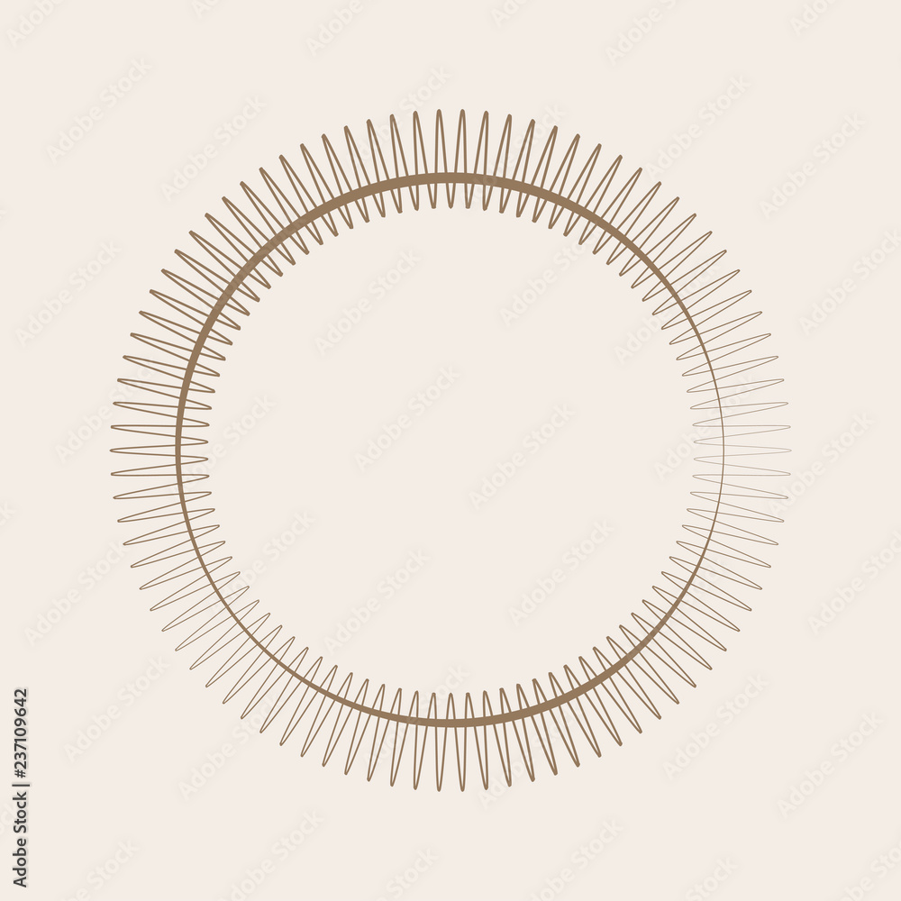 Premium ornament round design vector Premium ornament round design vector