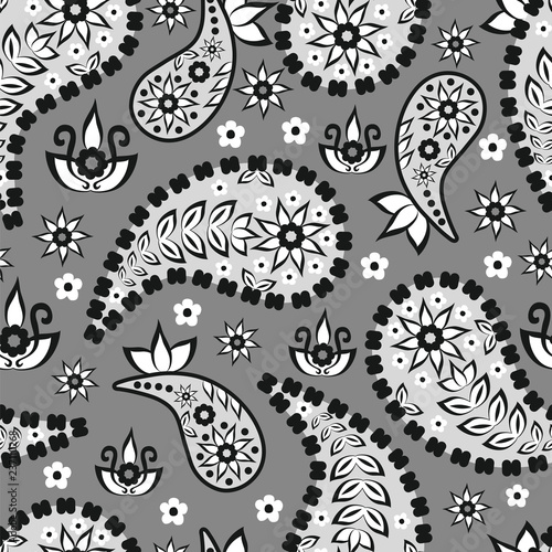 Paisley seamless pattern. Decorative ornament  vector