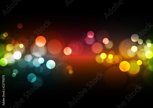 Abstract Bokeh Lights Background