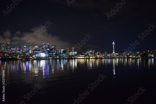 Seattle Skyline at Night 