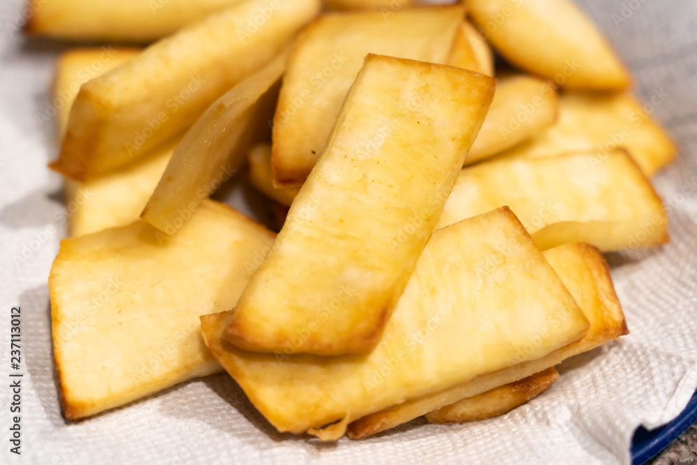 tast Nigerian Fried yams snack ready to serve tast Nigerian Fried yams snack ready to serve