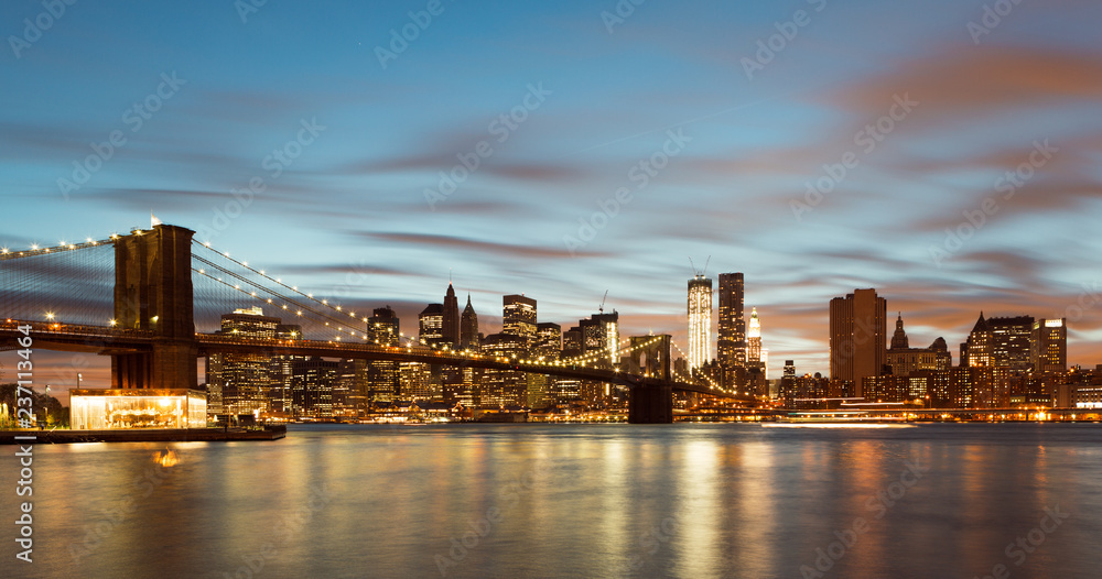 Skyline of Downtown NYC