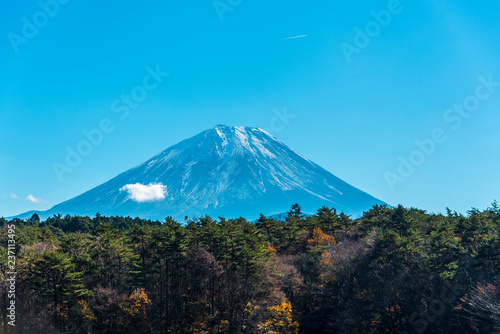 精進湖と富士山 © L.tom