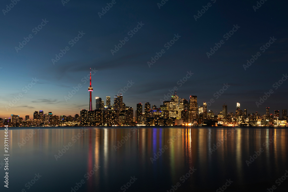 Toronto Skyline at sunset Toronto Skyline at sunset