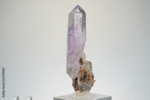 Enhydro Amethist, mit Phantom, Namibia, Edelstein Mineral photo