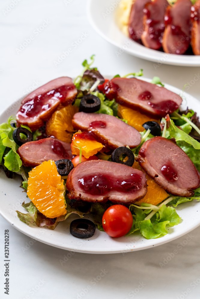 grilled duck breast salad grilled duck breast salad