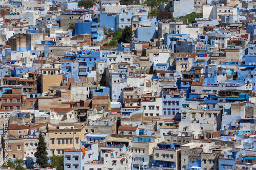 Close up Chefchaouen, Blue city of Morocco © Tjeerd