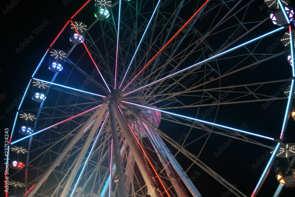 Riesenrad abends Riesenrad abends