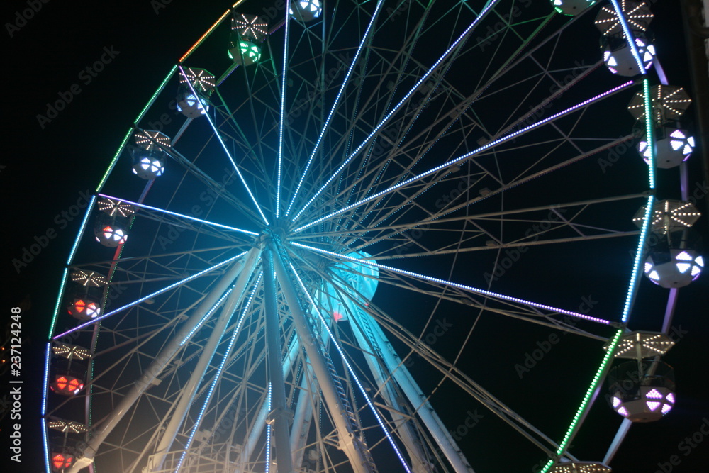 Riesenrad abends Riesenrad abends