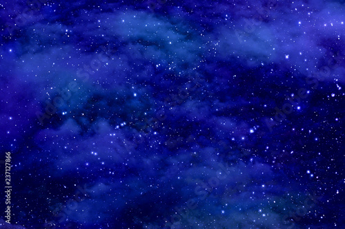 Vászonkép Star and nebular and galaxy background