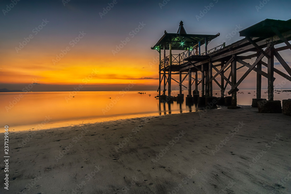 Pasir Putih Beach Situbondo is a beach located in the Madura Strait with clean white sand stretching along the shoreline Pasir Putih Beach Situbondo is a beach located in the Madura Strait with clean white sand stretching along the shoreline