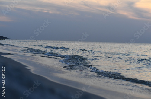 12 JULY 2018 - OSTROW  POLAND  Polish Baltic sea during summer