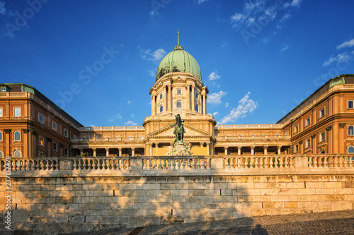 Photography Royal palace in Budapest, Hungary.