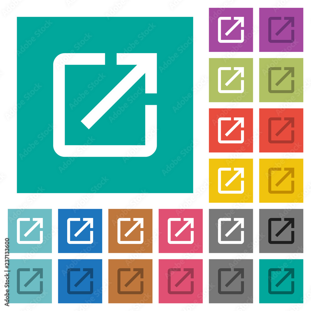 Open in new window square flat multi colored icons Open in new window square flat multi colored icons