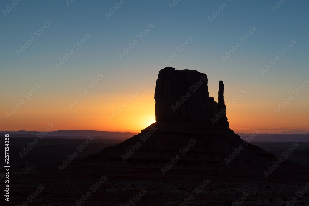 Sunrise at Monument Valley, Arizona