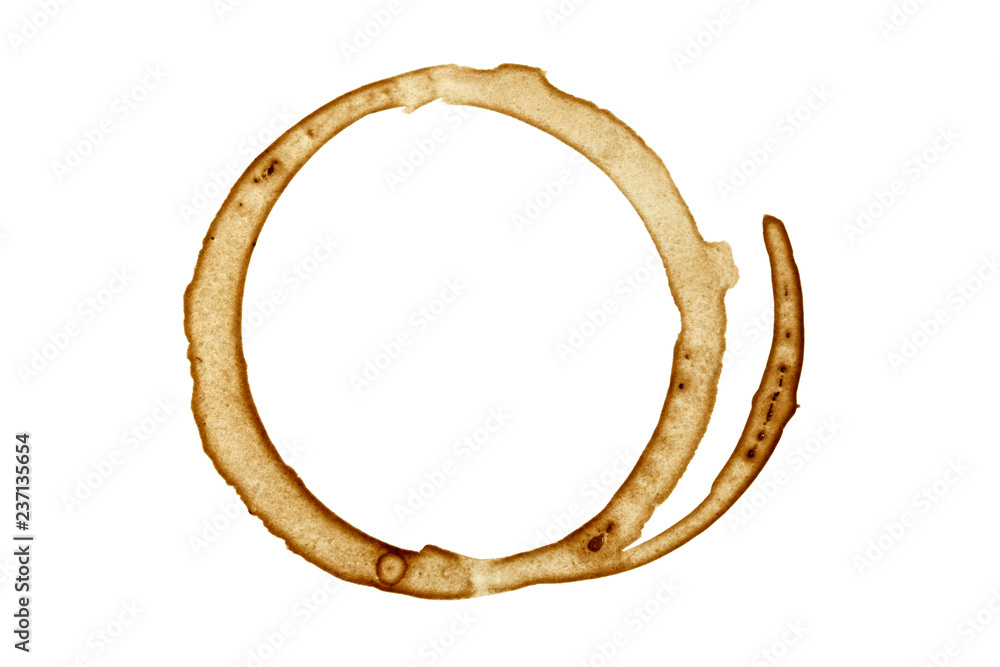 Real coffee stain - Isolated Photo Real coffee stain - Isolated Photo