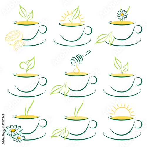 Set of Tea Cups