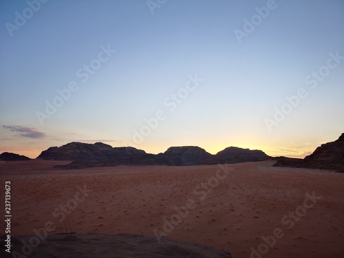 sunset in the desert © Mantas