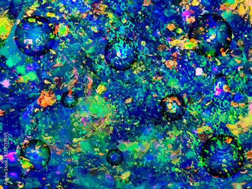 Opal gemstone background. Trendy Vector template for holiday des