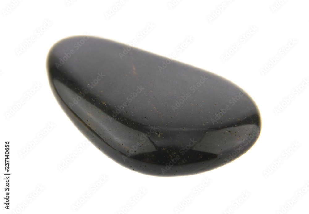 black stone isolated on white background black stone isolated on white background